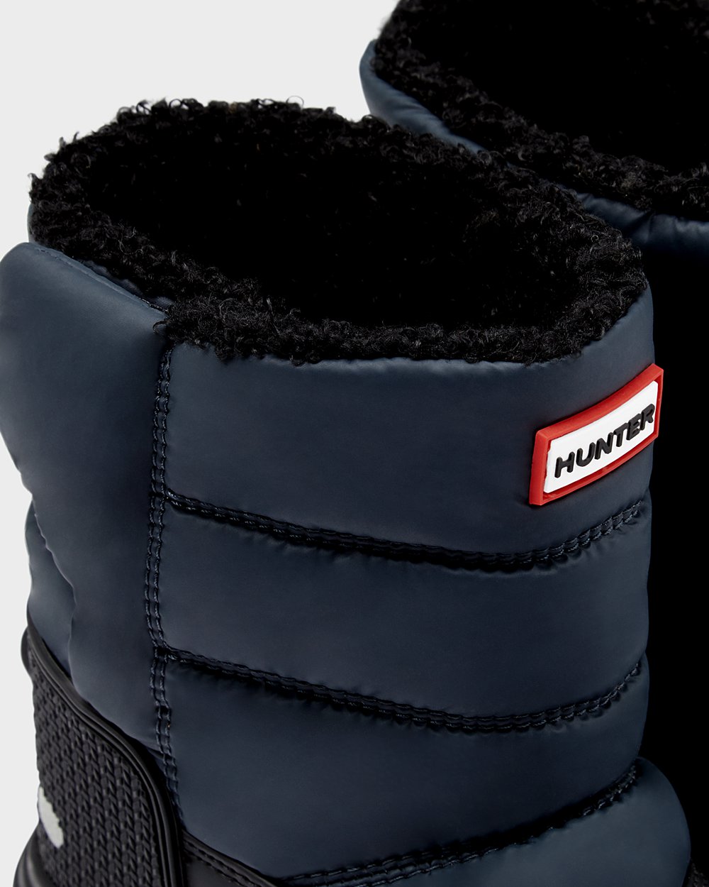 Snow Boots Kinderen - Hunter Original Big Insulated - Donker Blauw/Zwart - 74PEZMNVJ